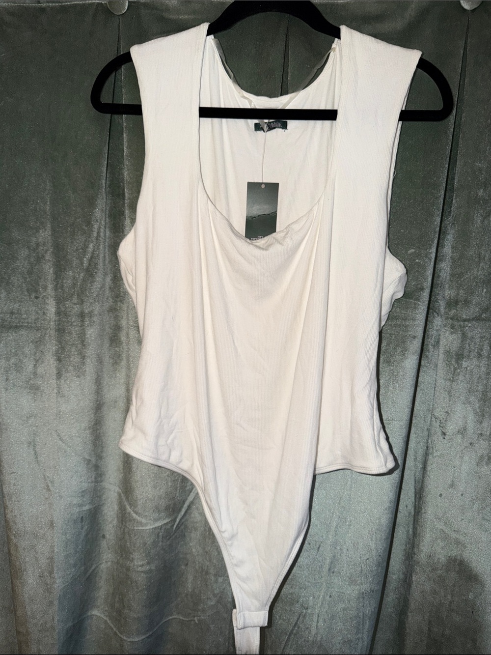 Wild Fable Women’s White Sleeveless Bodysuit
